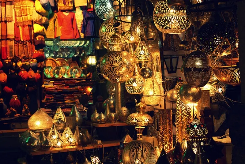 Khan El Khalili Bazaar in Old Cairo Khan El Khalili Bazaar in Old Cairo